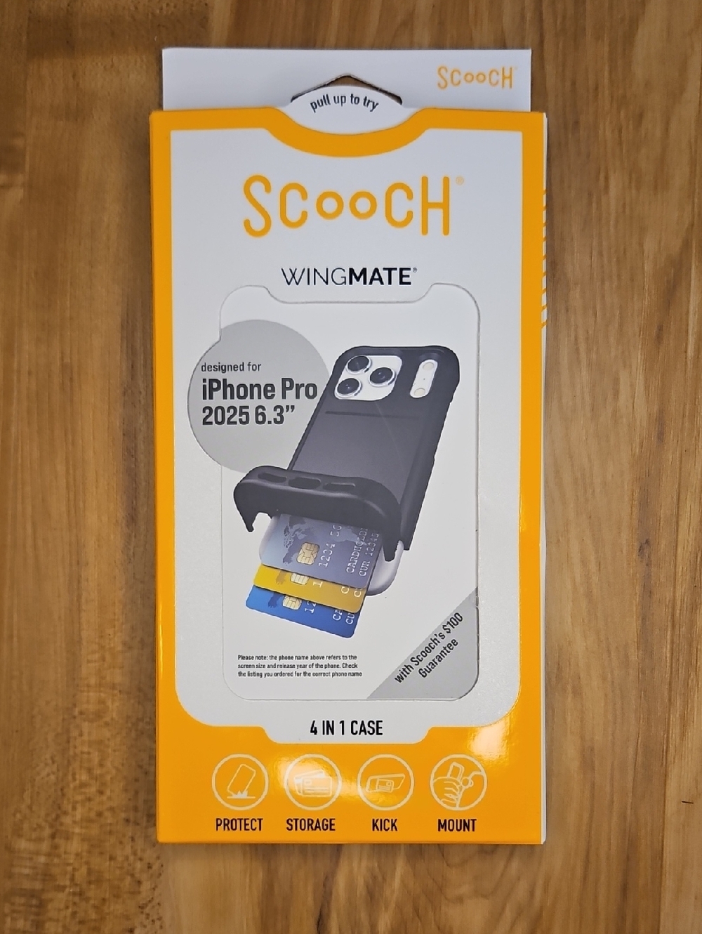 Wingmate 4-in-1 iPhone Pro 2025 Case - Black